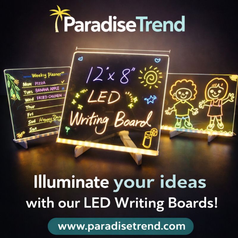 LED Writing Board for Kids – Reusable Glow Board image 4