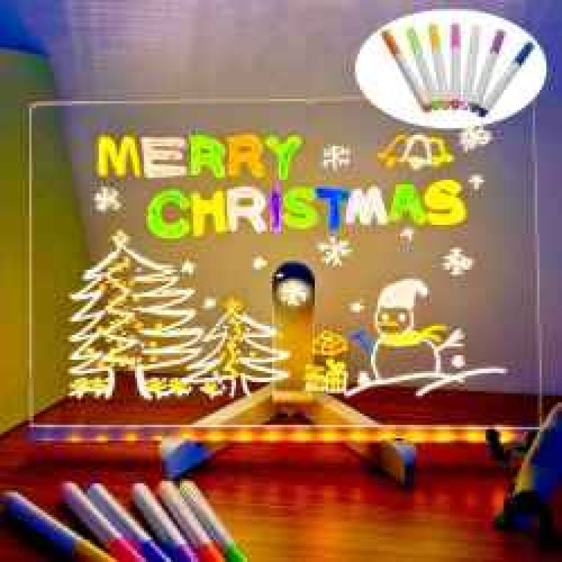 LED Writing Board for Kids – Reusable Glow Board image 2