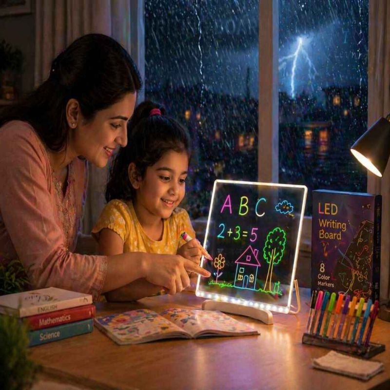 LED Writing Board for Kids – Reusable Glow Board image 4