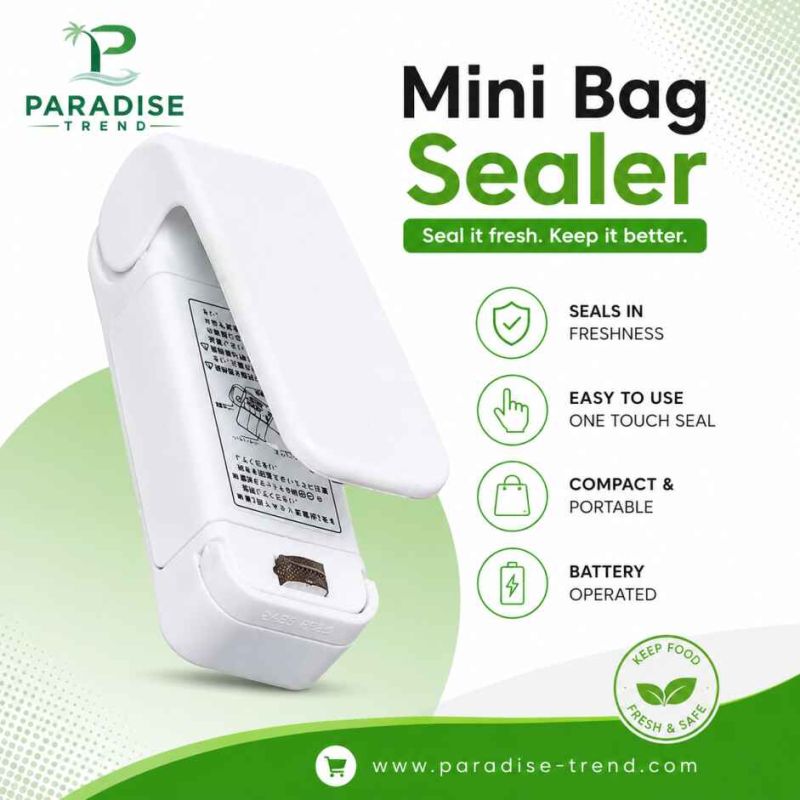 Mini Bag Sealer – Keep Food Fresh Anytime, Anywhere