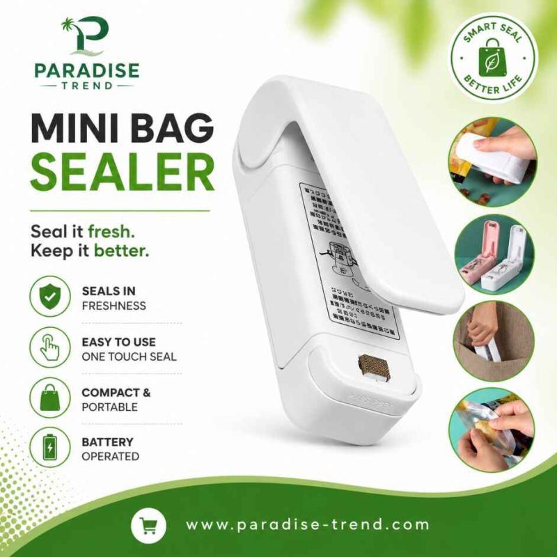 Mini Bag Sealer – Keep Food Fresh Anytime, Anywhere image 3