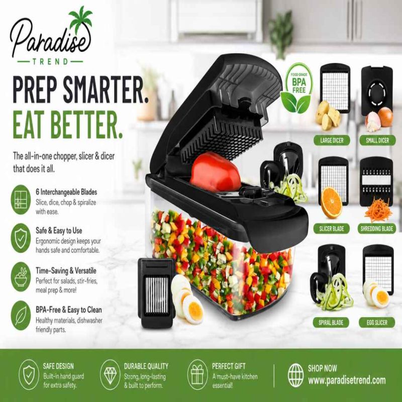 SmartSlice Pro 6-in-1 Food Chopper image 3